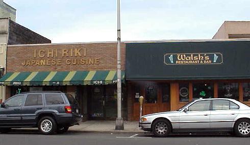 Places we ate at, Ichi Riki and Walsh's