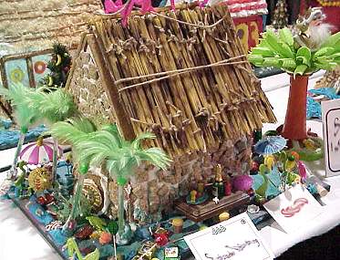 South Seas gingerbread house