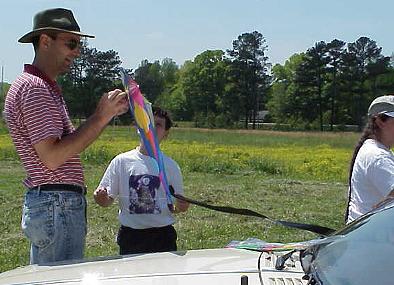 The Goulds get their kites together