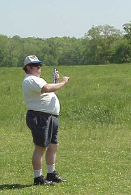 James flies his kite