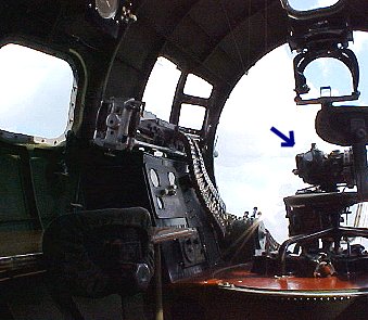 Bombadier seat and Norden bombsight